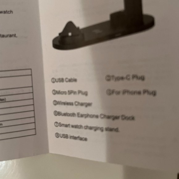 Multi-Function Charging Stand Dock for iPhone Apple Watch and AirPods (new/x) - Picture 12 of 14